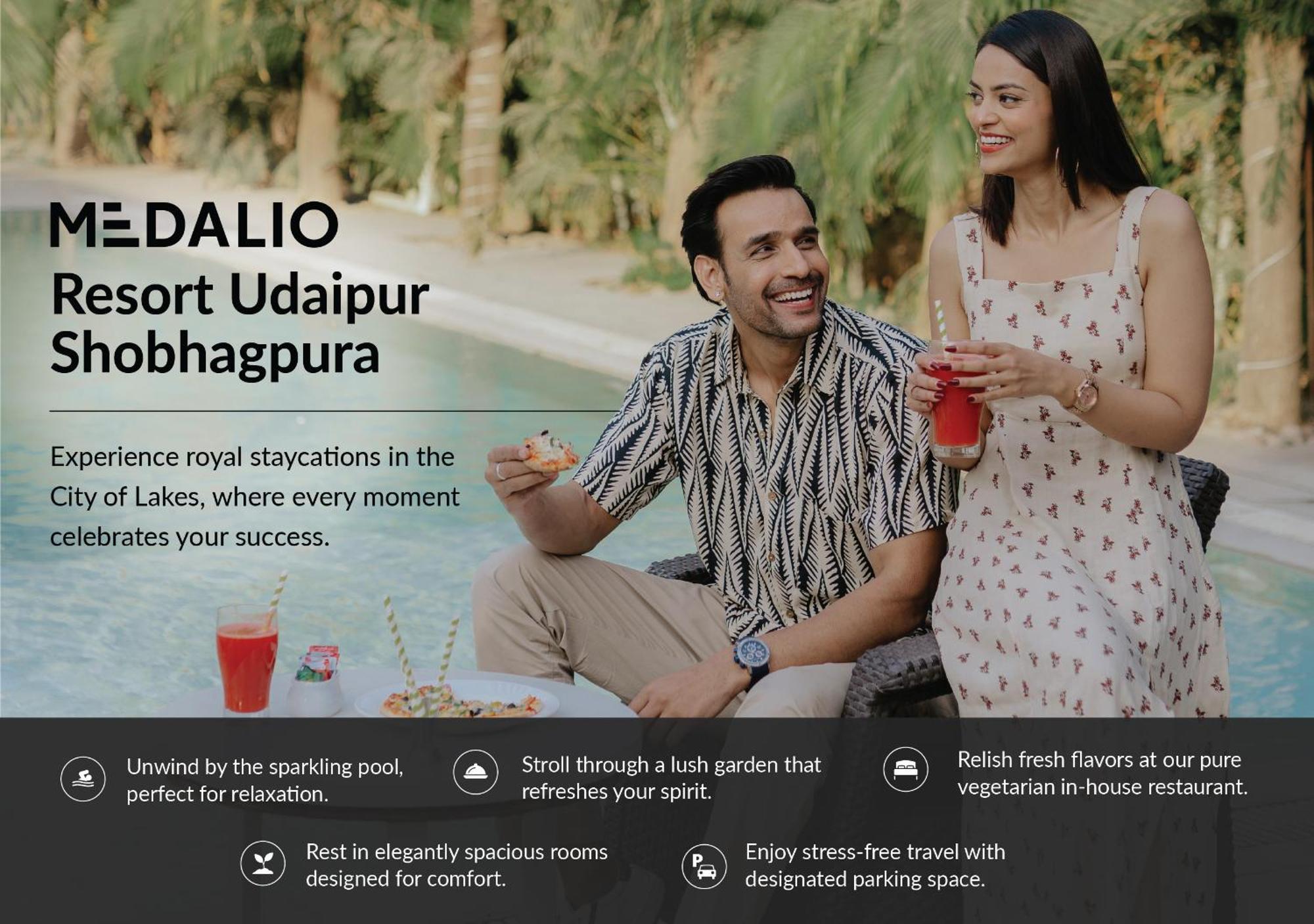 Medalio Resort Udaipur Shobhagpura Exterior photo